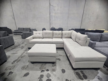 Jubilee L-Shape Couch with Ottoman